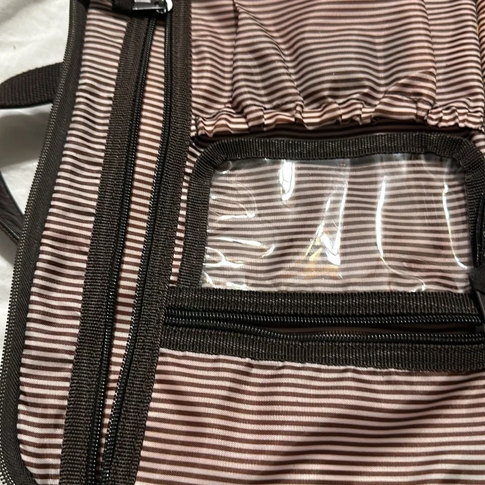 Thirty one makeup bag /travel brown/tan